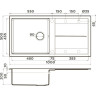 Мойка OMOIKIRI SUMI 100-PL Tetogranit/платина 4993659